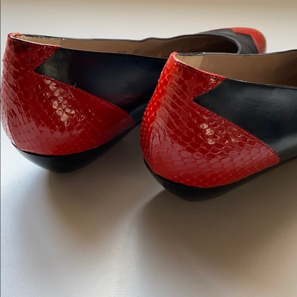Bruno Magli Color-Block Sneak Pointed Toe Shoes - Picture 6 of 9